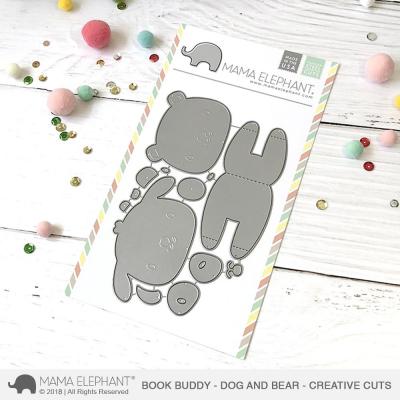 Mama Elephant Creative Cuts - Book Buddy - Bear and Dog